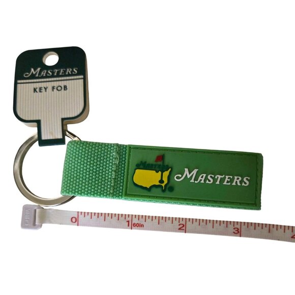 MASTERS Golf Tournament Key Fob, OFFICIAL, Bright Green, 3", Augusta National 20 - Picture 3 of 3